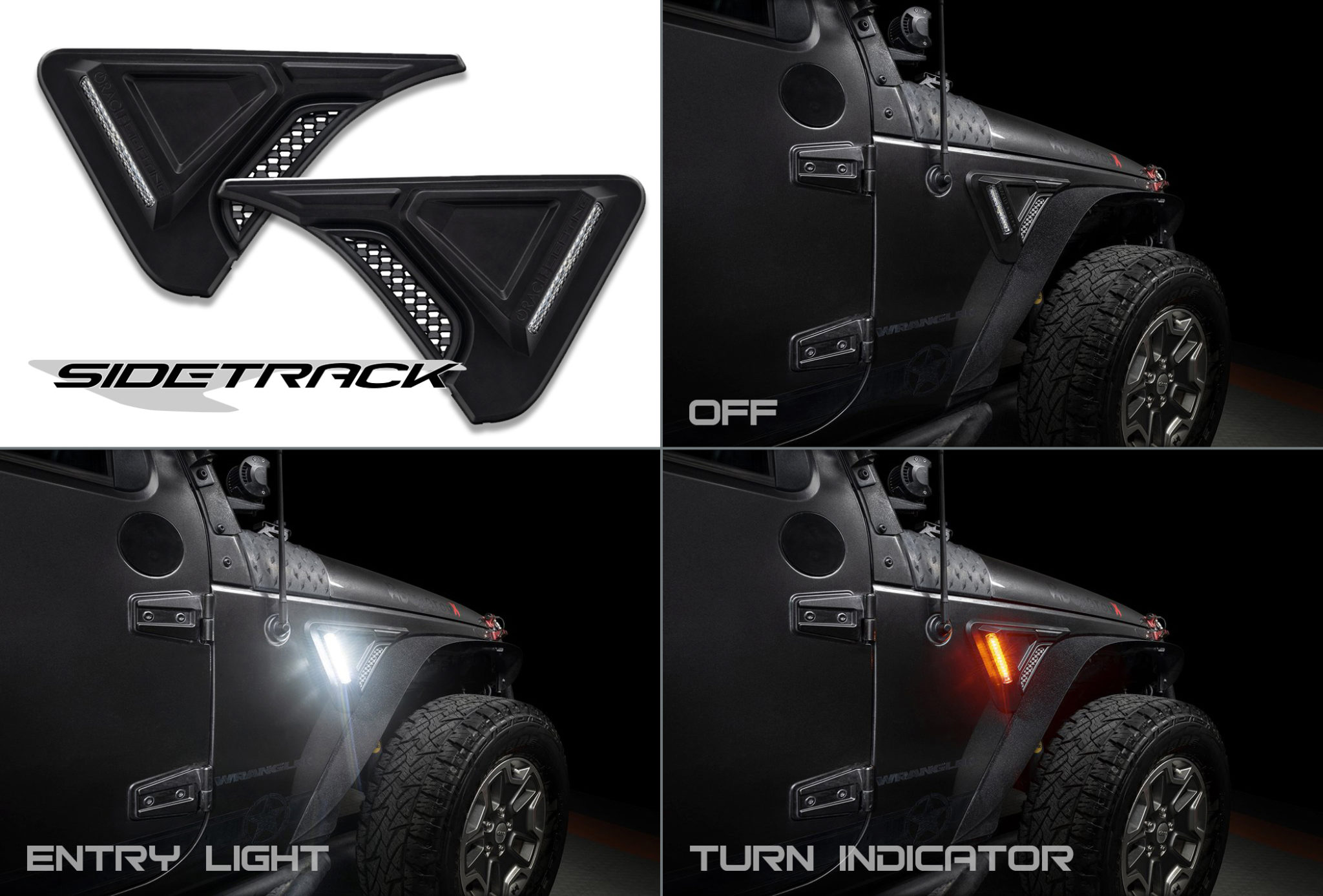 Oracle Lighting Announces New Sidetrack LED Lighting System For Jeep