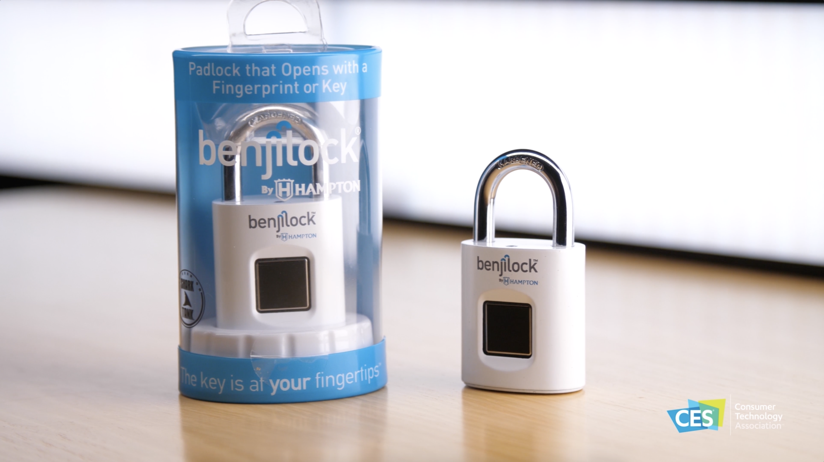 Best Buy: BenjiLock by Hampton Fingerprint Padlock Dark Navy BL40002DN