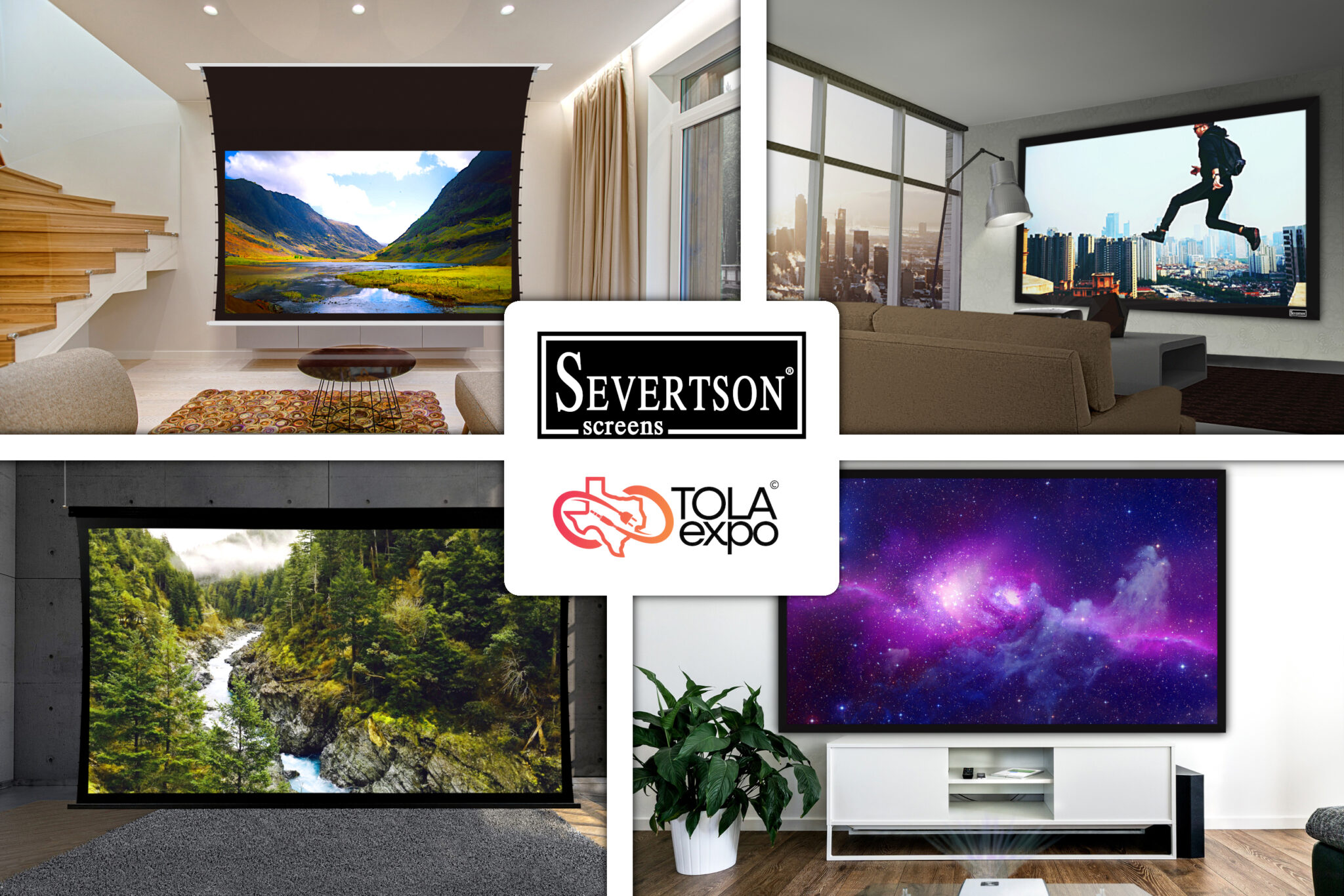 Severtson Showcases Popular Projection Screen Lines & Technologies at